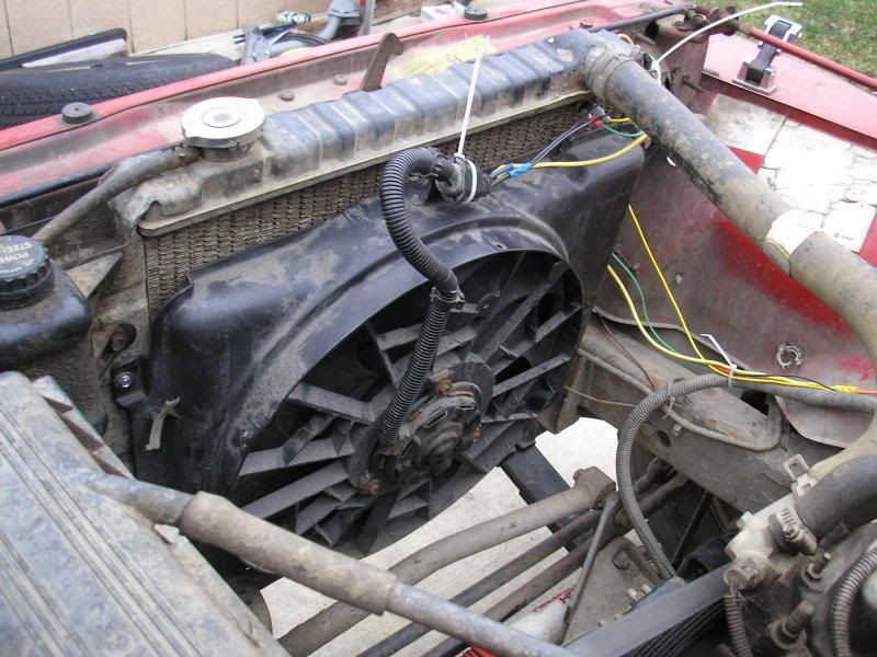 Yj electric fan conversion Great Lakes 4x4. The largest offroad forum in the Midwest